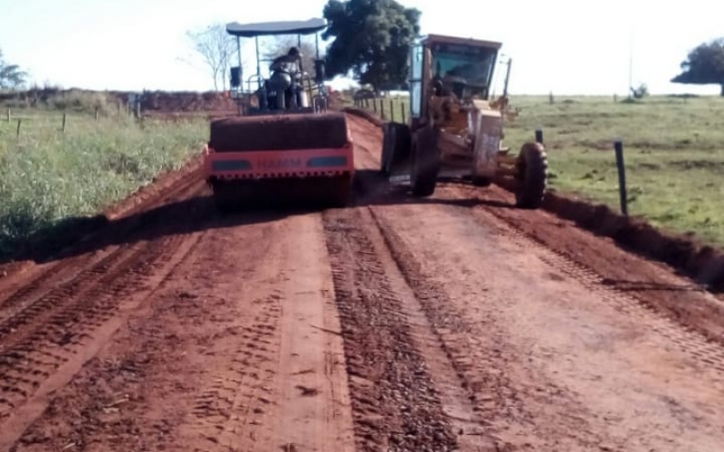 Estradas Rurais conservadas é uma das prioridades da Administração Municipal