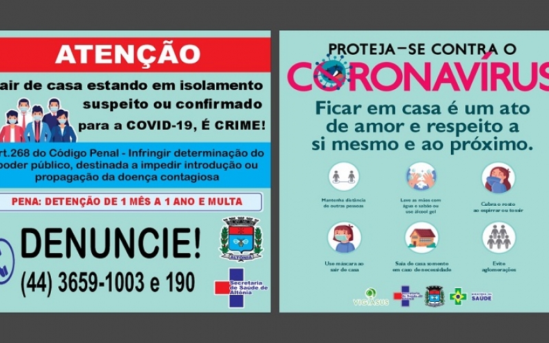 Atenção - Covid-19 - CRIME