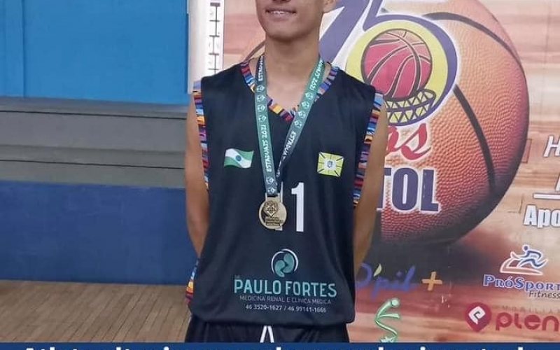 Dessa vez, quem merece destaque é Diogo Kondo Júnior, 15 anos, que é jogador de basquete