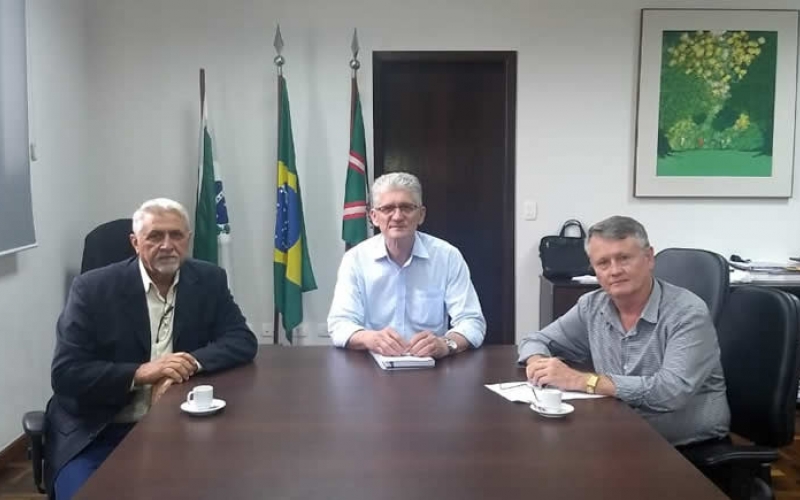 Prefeito Gervasone com o Secretário de Estado da Agricultura